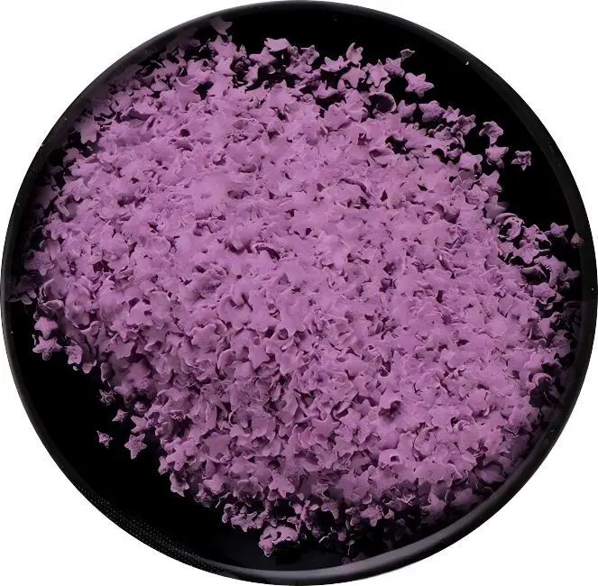 Purple Panko Star Shape Crunchy Puffed BreadCrumbs