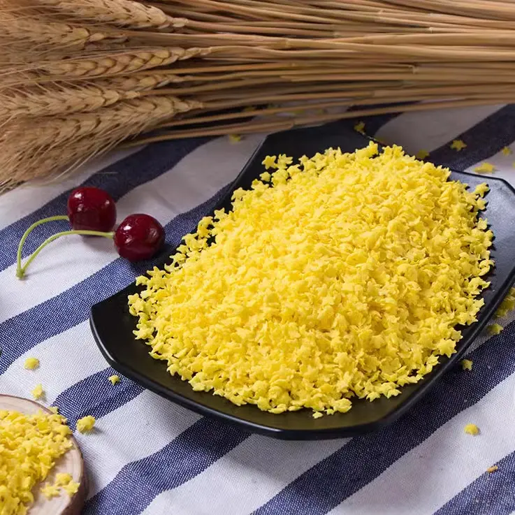 Yellow Panko Star Shape Crunchy Puffed BreadCrumbs (3)hpv