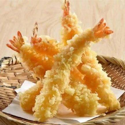 Making Process of Tempura Shrimp