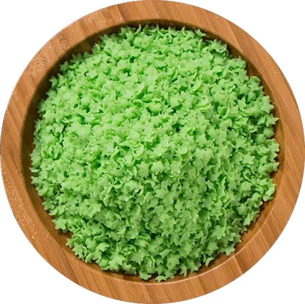 Green Panko Crescent Shape Crunchy Puffed BreadCrumbs