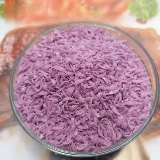 Purple Panko Crescent Shape Crunchy Puffed BreadCrumbs (3)id9