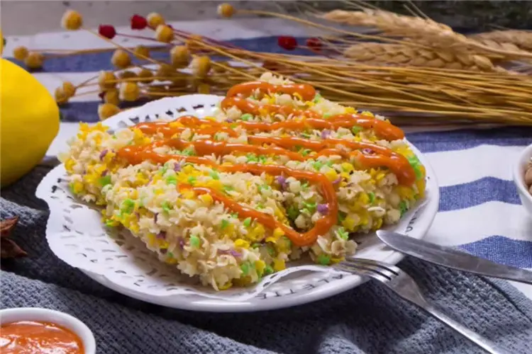 Mix color Panko Star Shape Crunchy Puffed BreadCrumbs (7)yl8