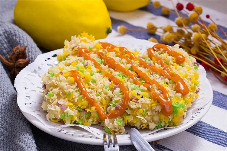 Mix color Panko Star Shape Crunchy Puffed BreadCrumbs (8)wih